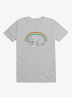 Unicat Unicorn Cat Silver T-Shirt