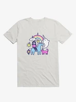Unicorns Everywhere! White T-Shirt