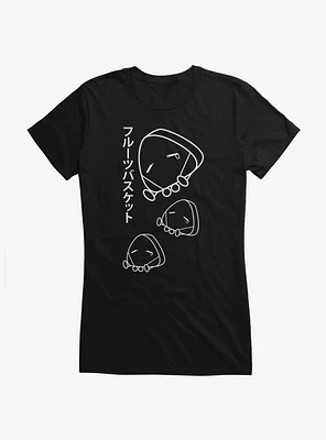 Fruits Basket Sad Onigiri Girls T-Shirt