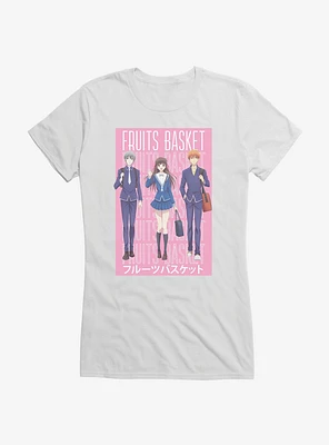 Fruits Basket School Uniform Trio Girls T-Shirt