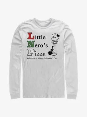 Home Alone Little Nero's Pizza Long-Sleeve T-Shirt