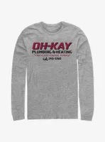 Home Alone Oh-Kay Plumbing Long-Sleeve T-Shirt