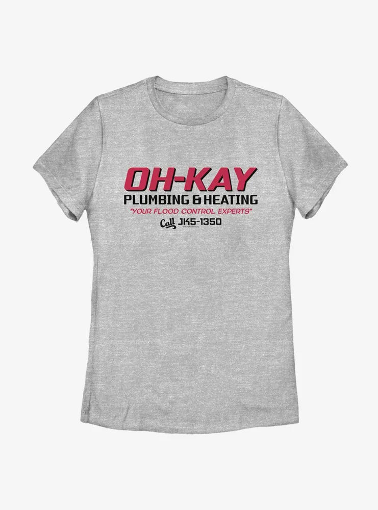 Home Alone Oh-Kay Plumbing Womens T-Shirt