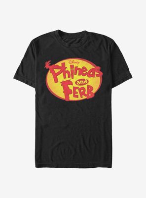 Disney Phineas And Ferb Oval Logo T-Shirt