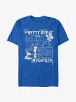 Disney Phineas And Ferb Inventor Schematics T-Shirt