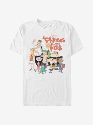 Disney Phineas And Ferb The Group T-Shirt