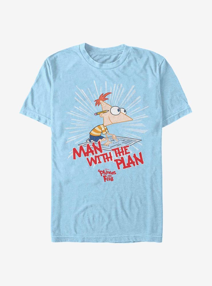 Disney Phineas And Ferb The Plan Man T-Shirt