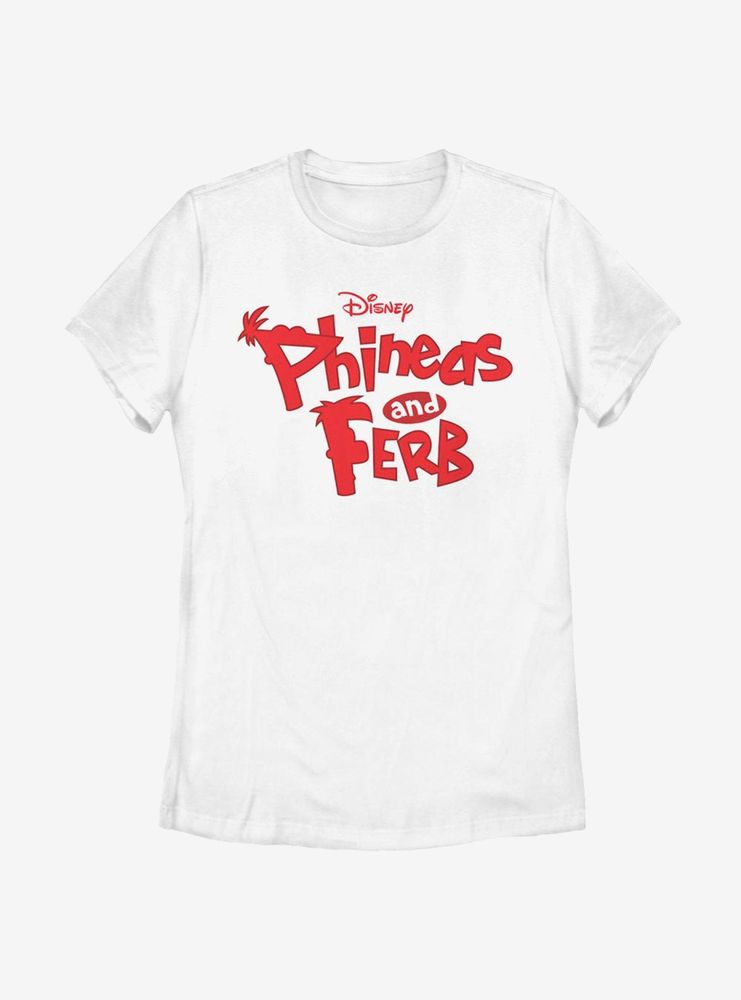 Disney Phineas And Ferb Logo Womens T-Shirt