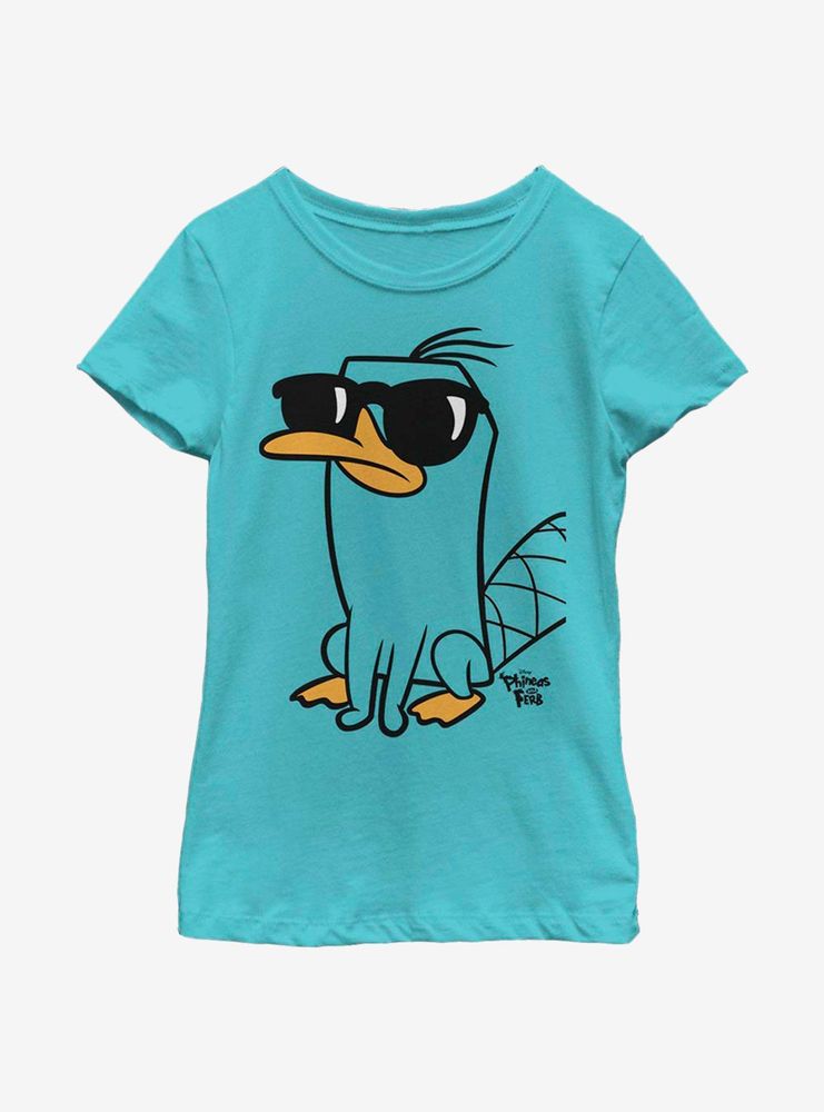 Disney Phineas And Ferb Cool Perry Youth Girls T-Shirt