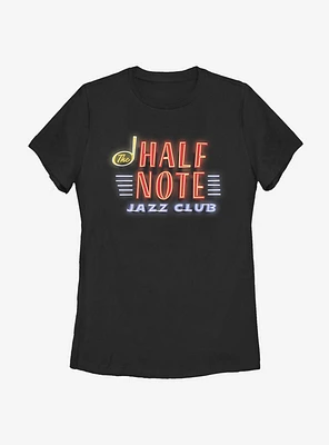 Disney Pixar Soul Half Note Neon Sign Womens T-Shirt