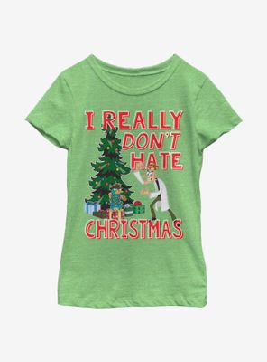 Disney Phineas And Ferb Doof Christmas Youth Girls T-Shirt