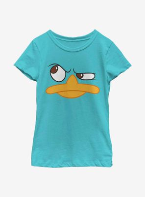 Disney Phineas And Ferb Perry Face Youth Girls T-Shirt