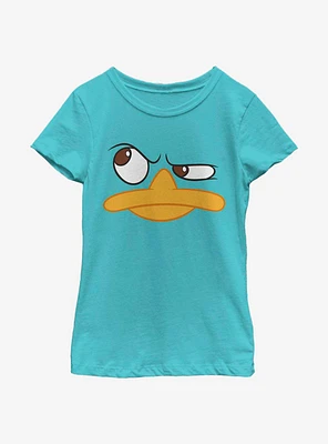 Disney Phineas And Ferb Perry Face Youth Girls T-Shirt