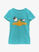 Disney Phineas And Ferb Perry Face Youth Girls T-Shirt