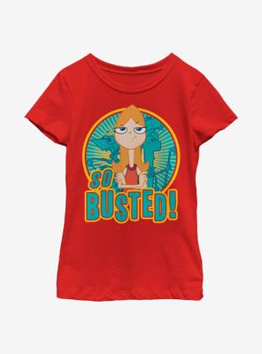 Disney Phineas And Ferb So Busted Youth Girls T-Shirt