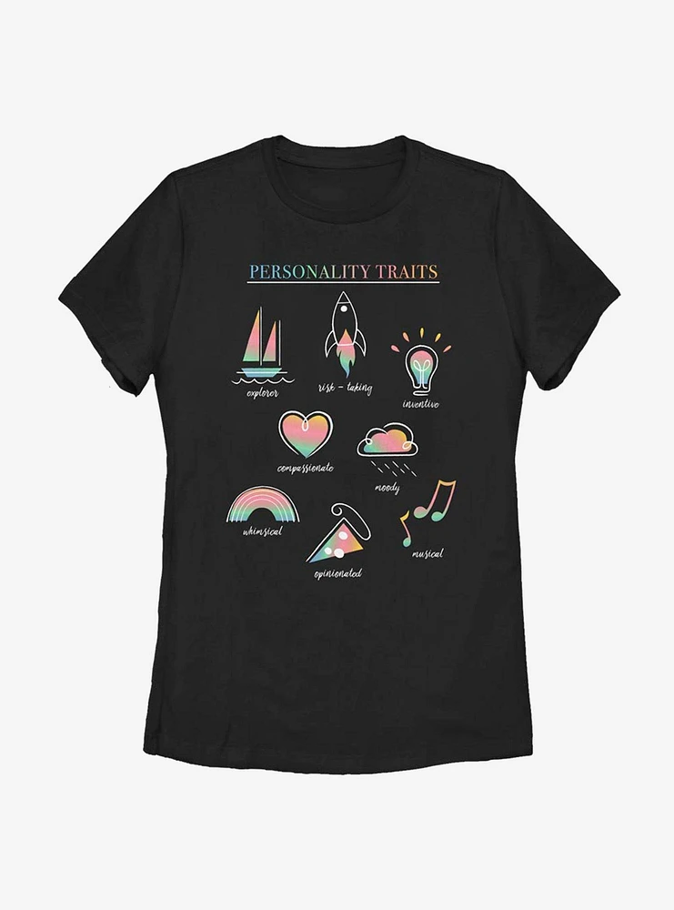 Disney Pixar Soul Personality Textbook Womens T-Shirt