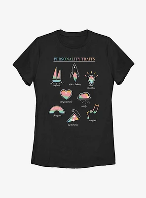 Disney Pixar Soul Personality Textbook Womens T-Shirt