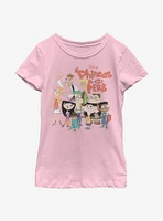 Disney Phineas And Ferb The Group Youth Girls T-Shirt