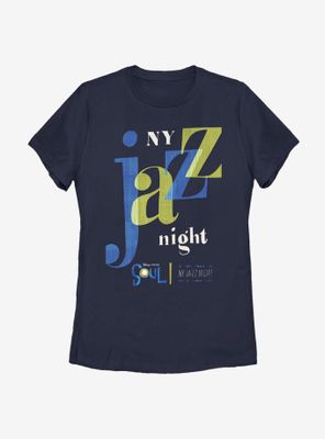 Disney Pixar Soul NY Jazz Night Womens T-Shirt