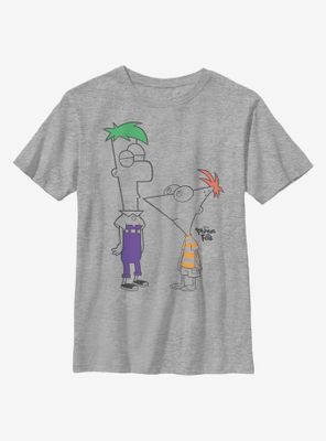 Disney Phineas And Ferb Boys Of Summer Youth T-Shirt