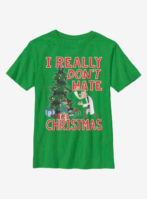 Disney Phineas And Ferb Doof Christmas Youth T-Shirt