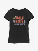 Disney Pixar Soul Half Note Neon Sign Youth Girls T-Shirt
