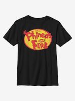 Disney Phineas And Ferb Oval Logo Youth T-Shirt