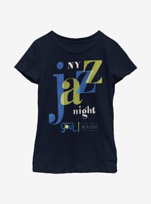 Disney Pixar Soul NY Jazz Night Youth Girls T-Shirt