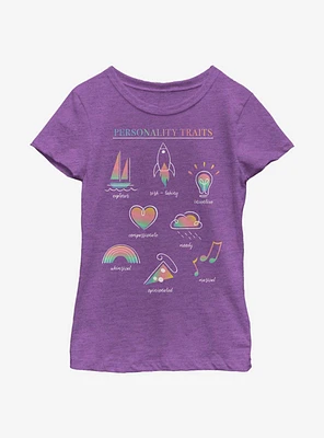 Disney Pixar Soul Personality Textbook Youth Girls T-Shirt