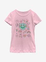 Disney Pixar Soul Personality Grid Youth Girls T-Shirt
