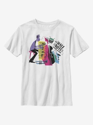 Disney Pixar Soul Half Note Jazz Club Badge Youth T-Shirt