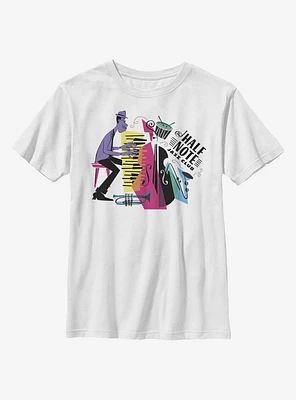Disney Pixar Soul Half Note Jazz Club Badge Youth T-Shirt