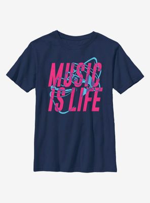 Disney Pixar Soul Music Is Life Youth T-Shirt