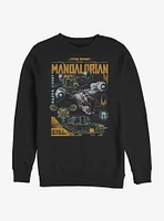 Star Wars The Mandalorian Razor Crest Crew Sweatshirt