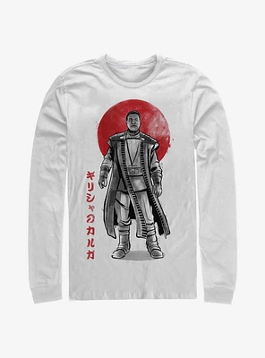 Star Wars The Mandalorian Sumi-e Ink Greef Karga Long-Sleeve T-Shirt