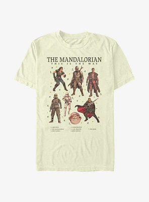 Star Wars The Mandalorian This Is Way Textbook T-Shirt