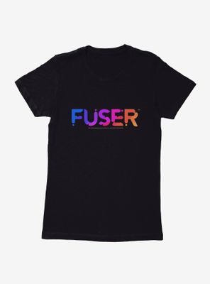 Fuser Neon Script Womens T-Shirt