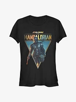 Star Wars The Mandalorian Mando And Child Poster Girls T-Shirt