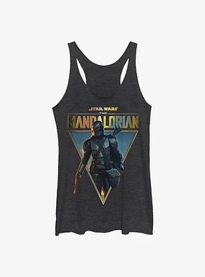 Star Wars The Mandalorian Mando And Child Poster Girls Tank