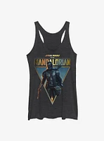 Star Wars The Mandalorian Mando And Child Poster Girls Tank