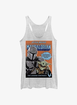 Star Wars The Mandalorian Signed Up For Child Comic Poster Girls Tank