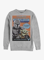 Star Wars The Mandalorian Signed Up For Child Comic Poster Crew Sweatshirt