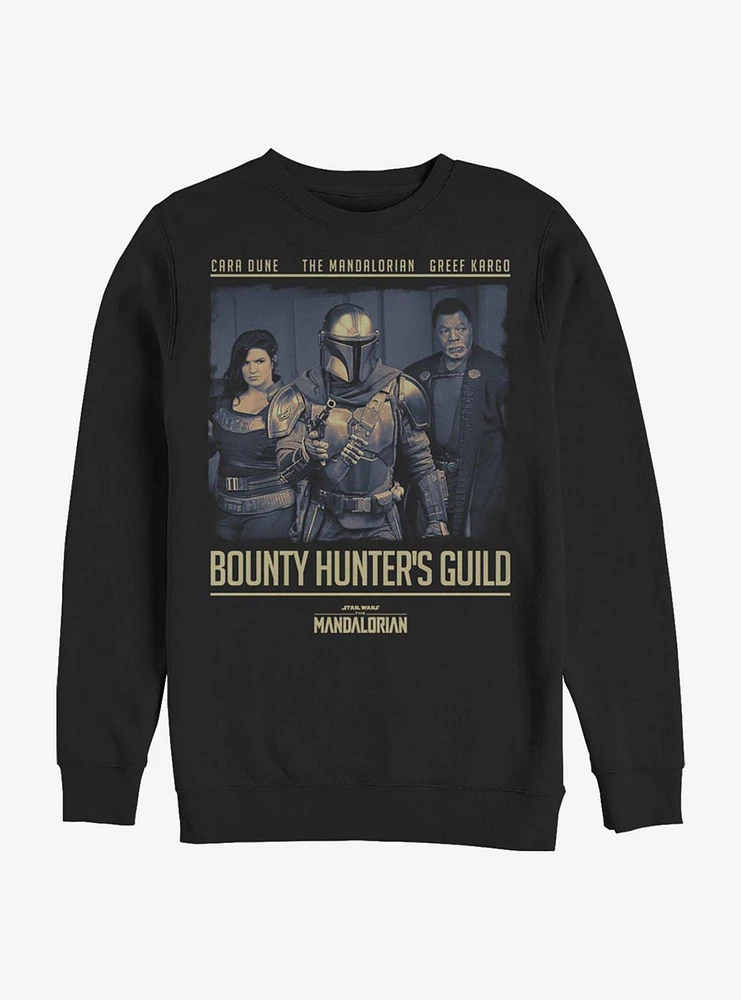Star Wars The Mandalorian Bounty Hunter's Guild Crew Sweatshirt