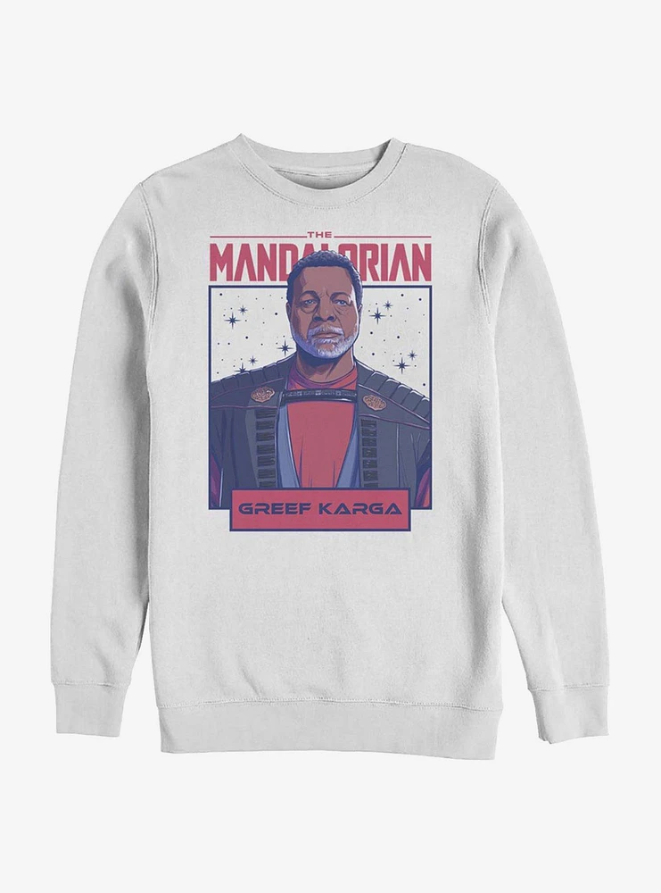 Star Wars The Mandalorian Greef Karga Stellar Crew Sweatshirt