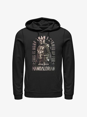 Star Wars The Mandalorian Signed Up Hoodie