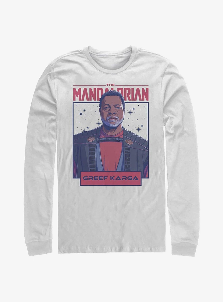 Star Wars The Mandalorian Greef Karga Stellar Long-Sleeve T-Shirt