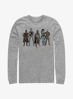 Star Wars The Mandalorian Child And Friends Long-Sleeve T-Shirt