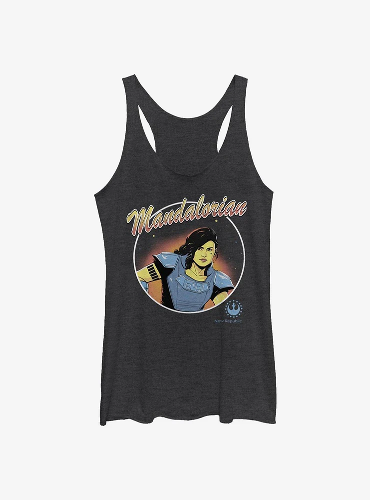 Star Wars The Mandalorian Cara Dune Circle Girls Tank