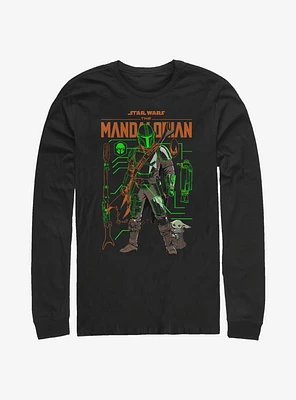 Star Wars The Mandalorian Schemed Up Long-Sleeve T-Shirt