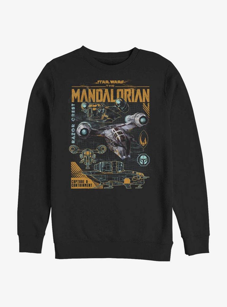 Star Wars The Mandalorian Razor Line Sweatshirt